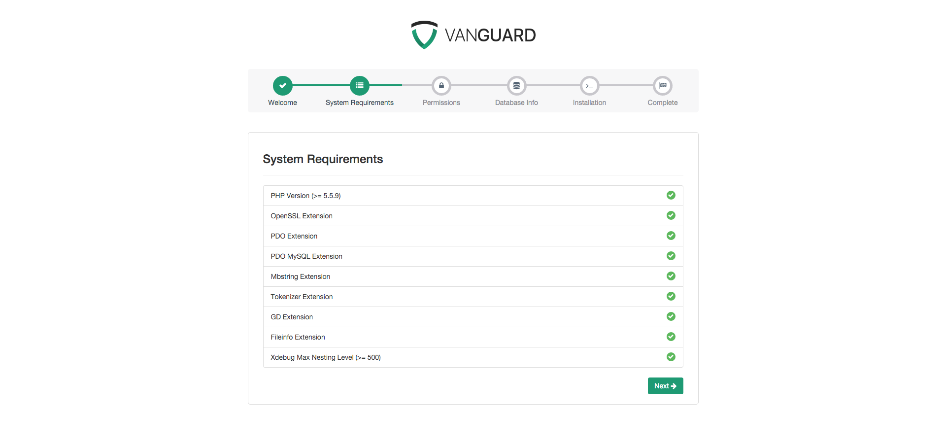 alt Vanguard Installation - System Requirements